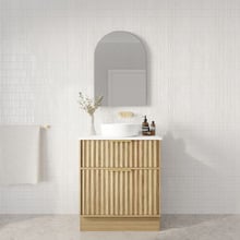 Salamander 750mm Freestanding Single Vanity with Solid Surface Countertop